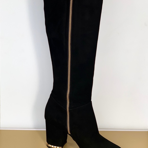 NWB Michael Kors tall knee black Nadine boots! - Picture 5 of 8